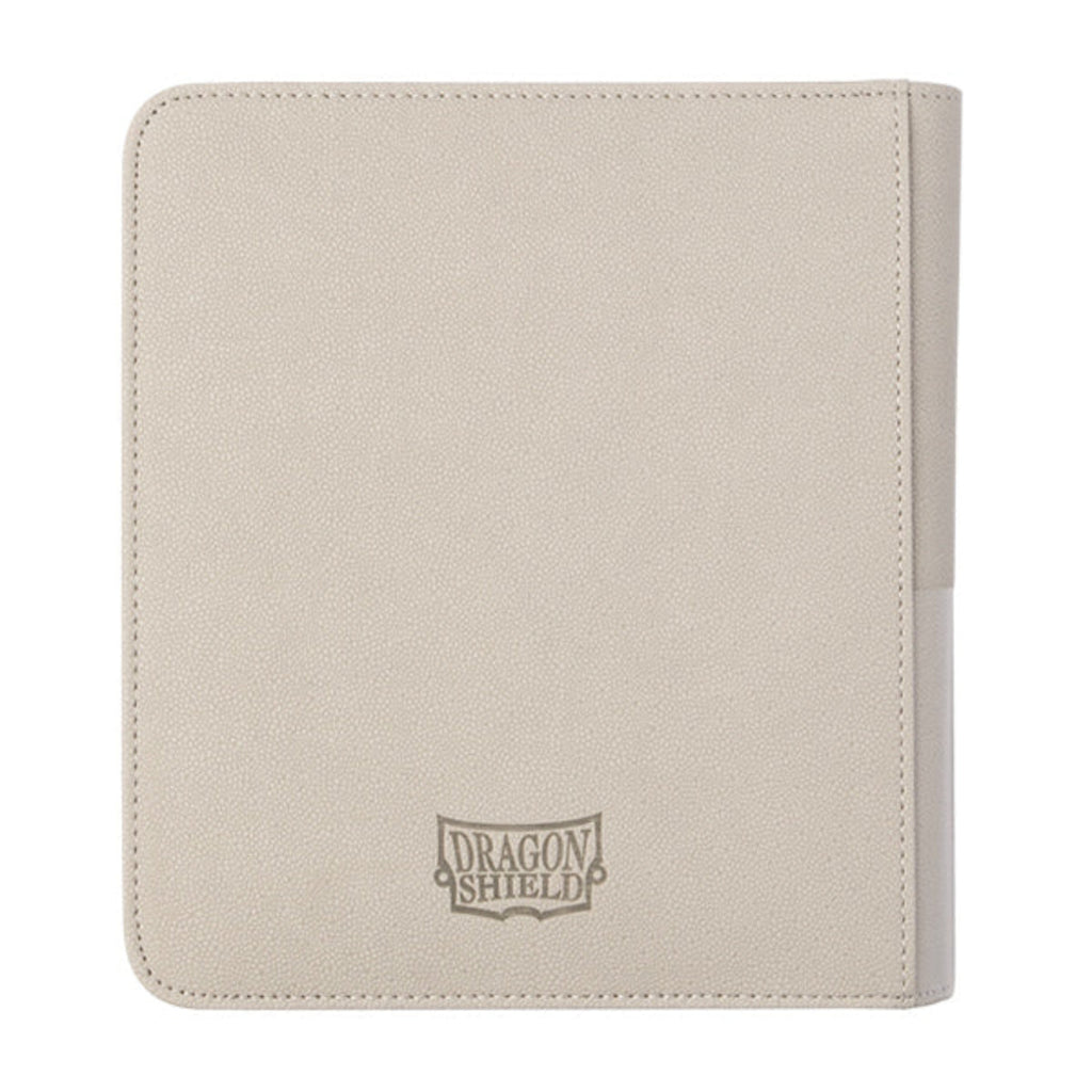 Dragon Shield Ashen White 160 Card Binder Zipster
