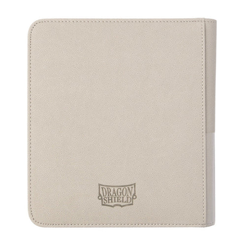 Dragon Shield Ashen White 160 Card Binder Zipster