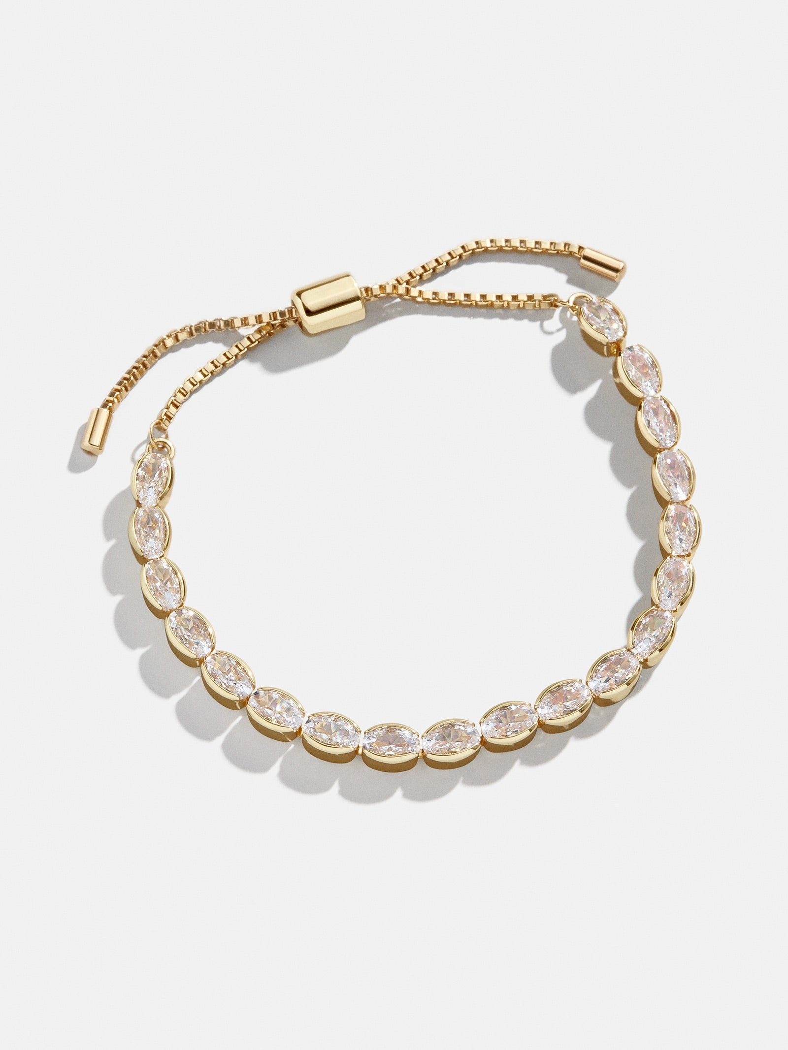 Bridget Cubic Zirconia Tennis Bracelet - Oval