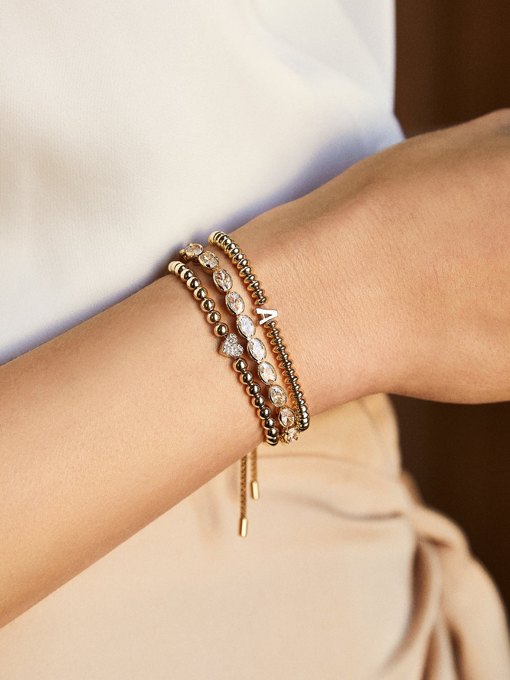 Bridget Cubic Zirconia Tennis Bracelet - Oval