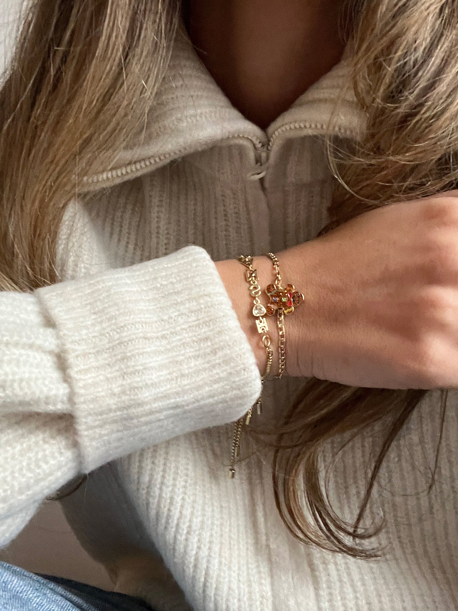 Tough Cookie Holiday Bracelet Set - Gingerbread Man
