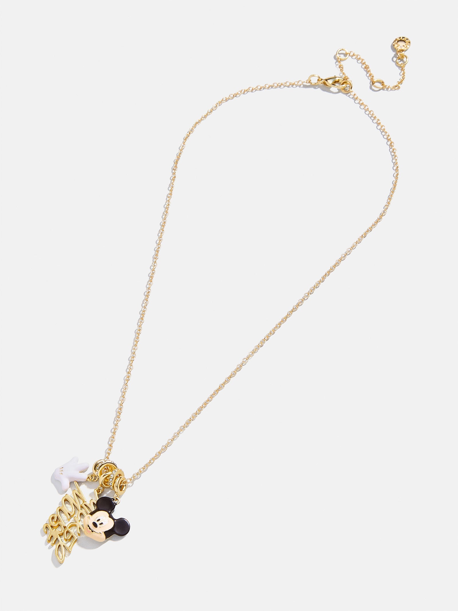 Disney Mickey Mouse Cluster Charm Necklace - Mickey Mouse