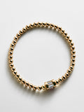 Tatum Baguette  Pisa Bracelet - Aquamarine