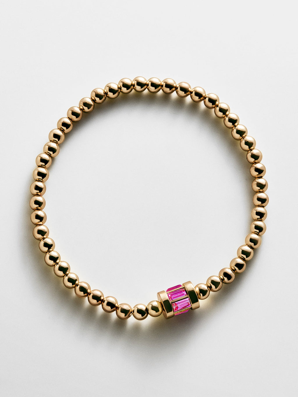 Tatum Baguette Pisa Bracelet - Rose