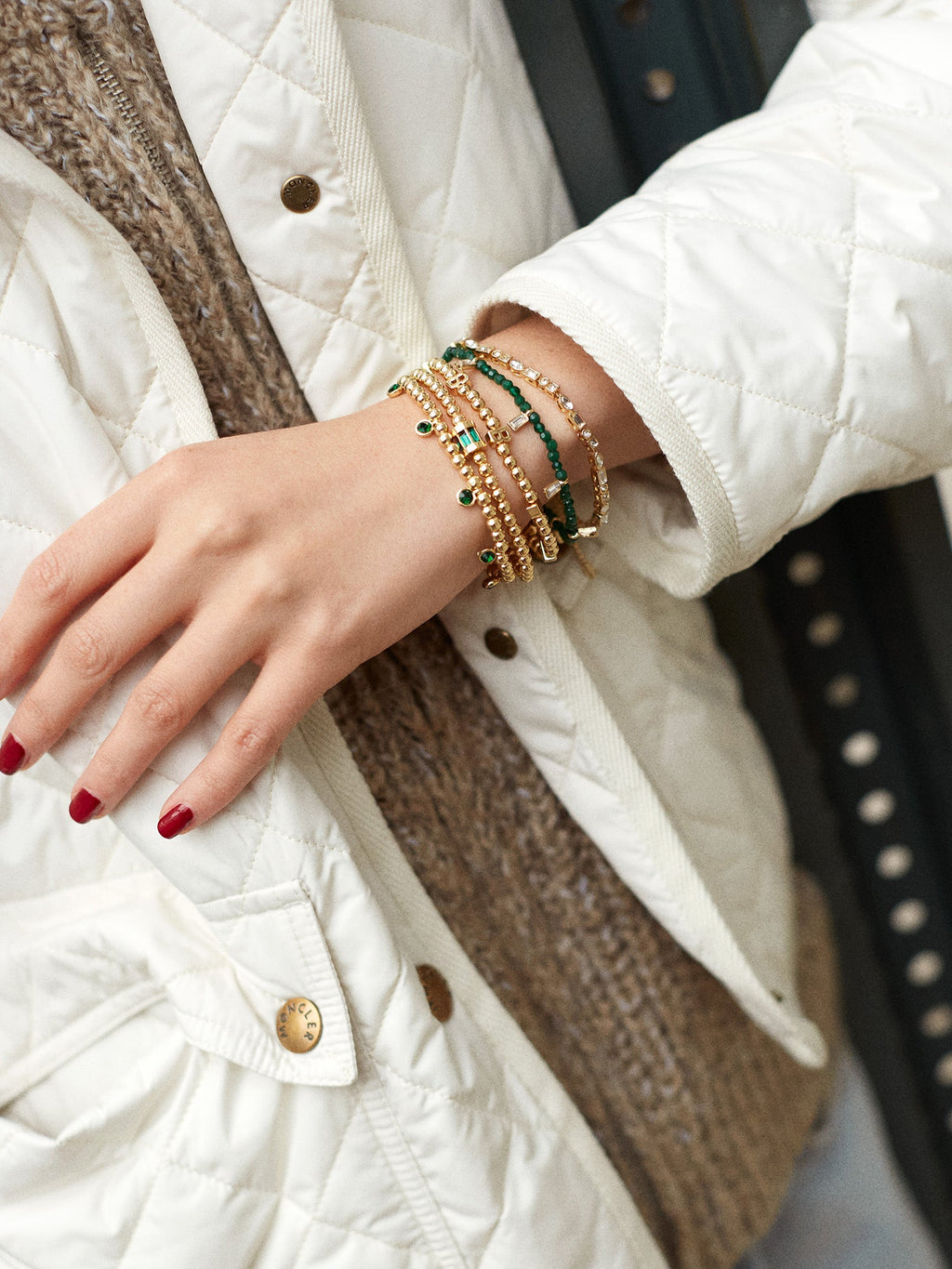 Birthstone Pisa Bracelet - Emerald
