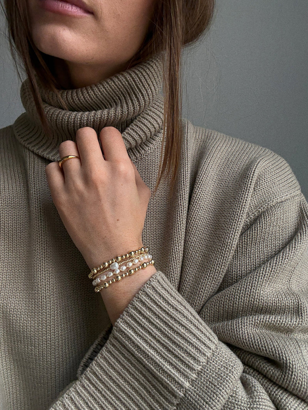 Florence Pisa Bracelet - 4MM/6MM Gold Pisa