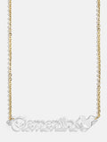Disney Mickey Mouse Acrylic Custom Nameplate Necklace - Clear