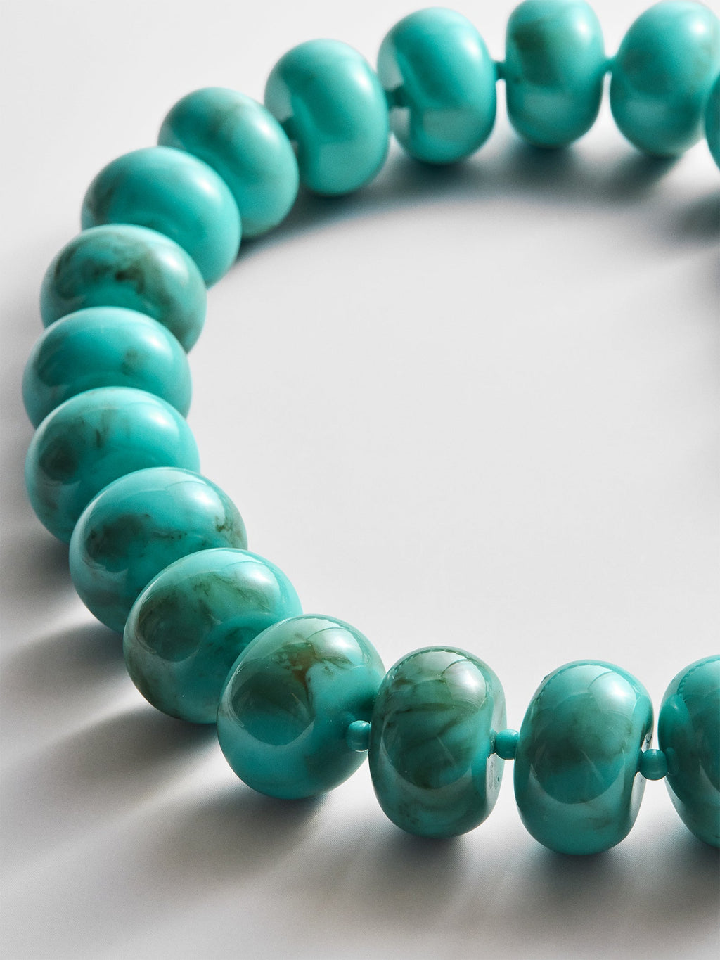 Joan Semi-Precious Necklace - Turquoise Bead