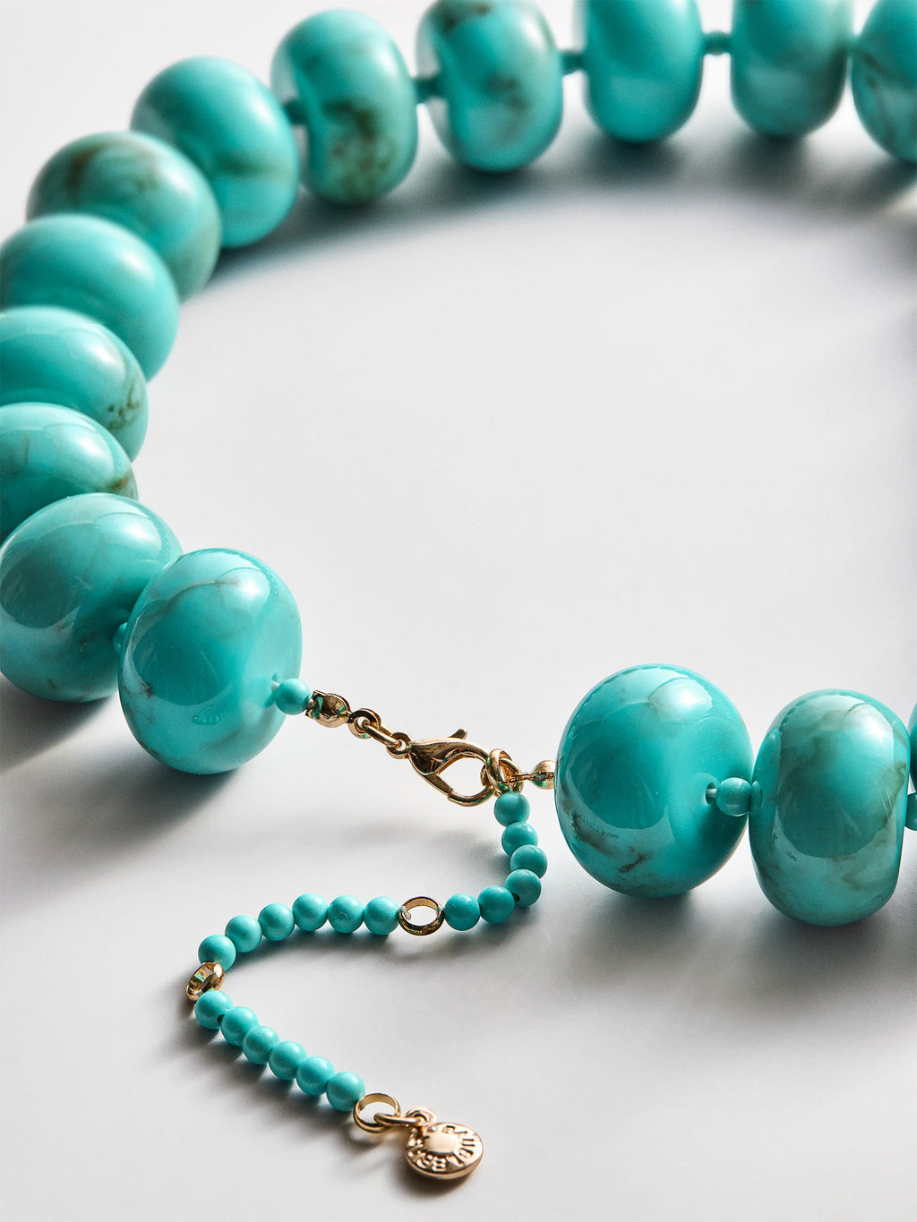 Joan Semi-Precious Necklace - Turquoise Bead