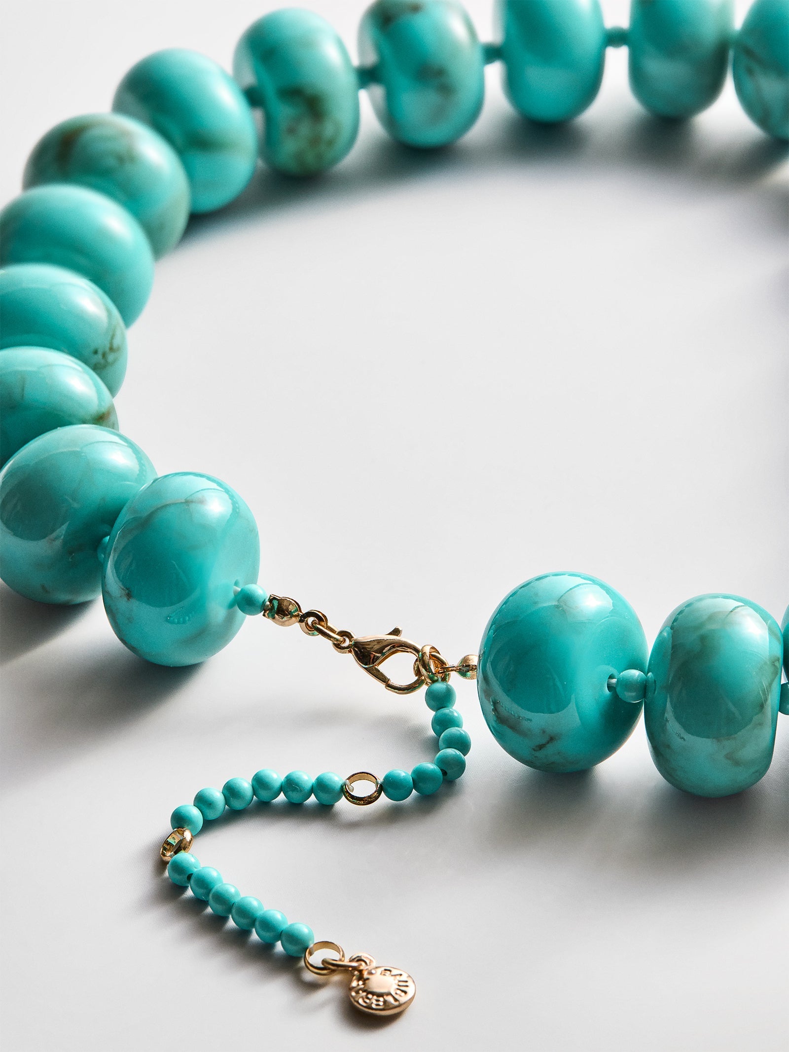 Joan Semi-Precious Necklace - Turquoise Bead