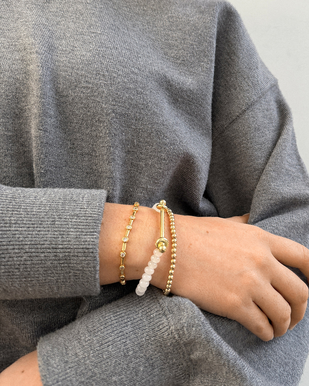 Eileen Beaded Bracelet - Pink Multi