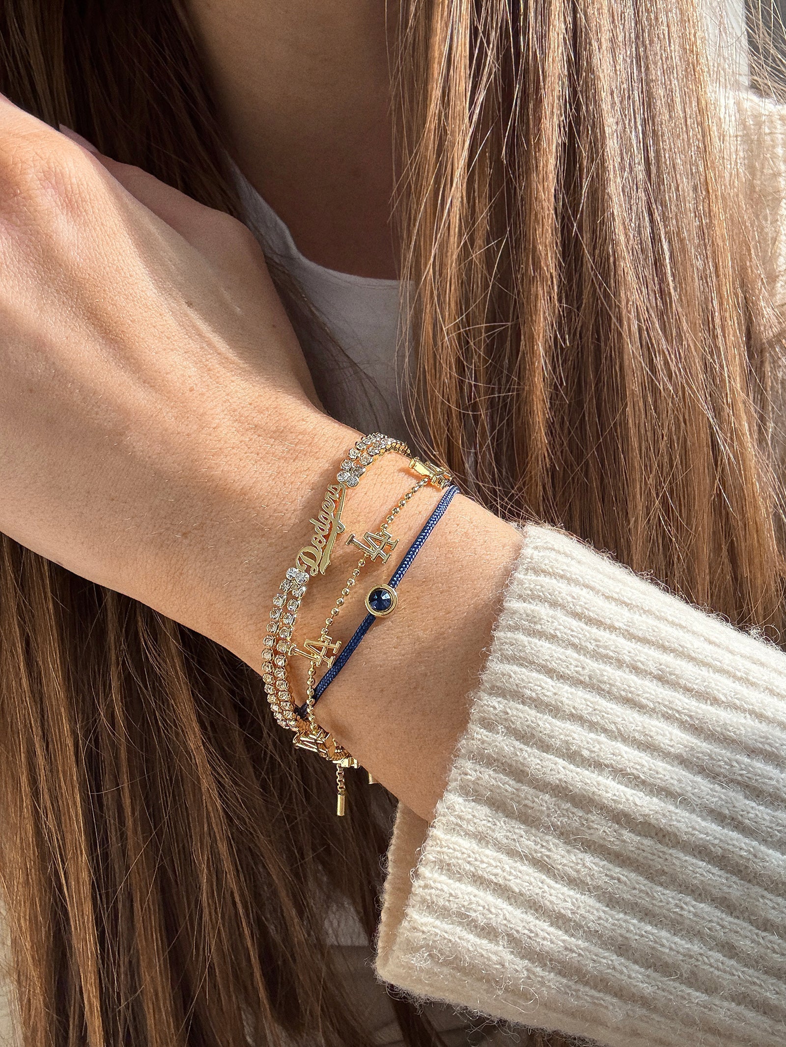 MLB Bracelet Set - Los Angeles Dodgers