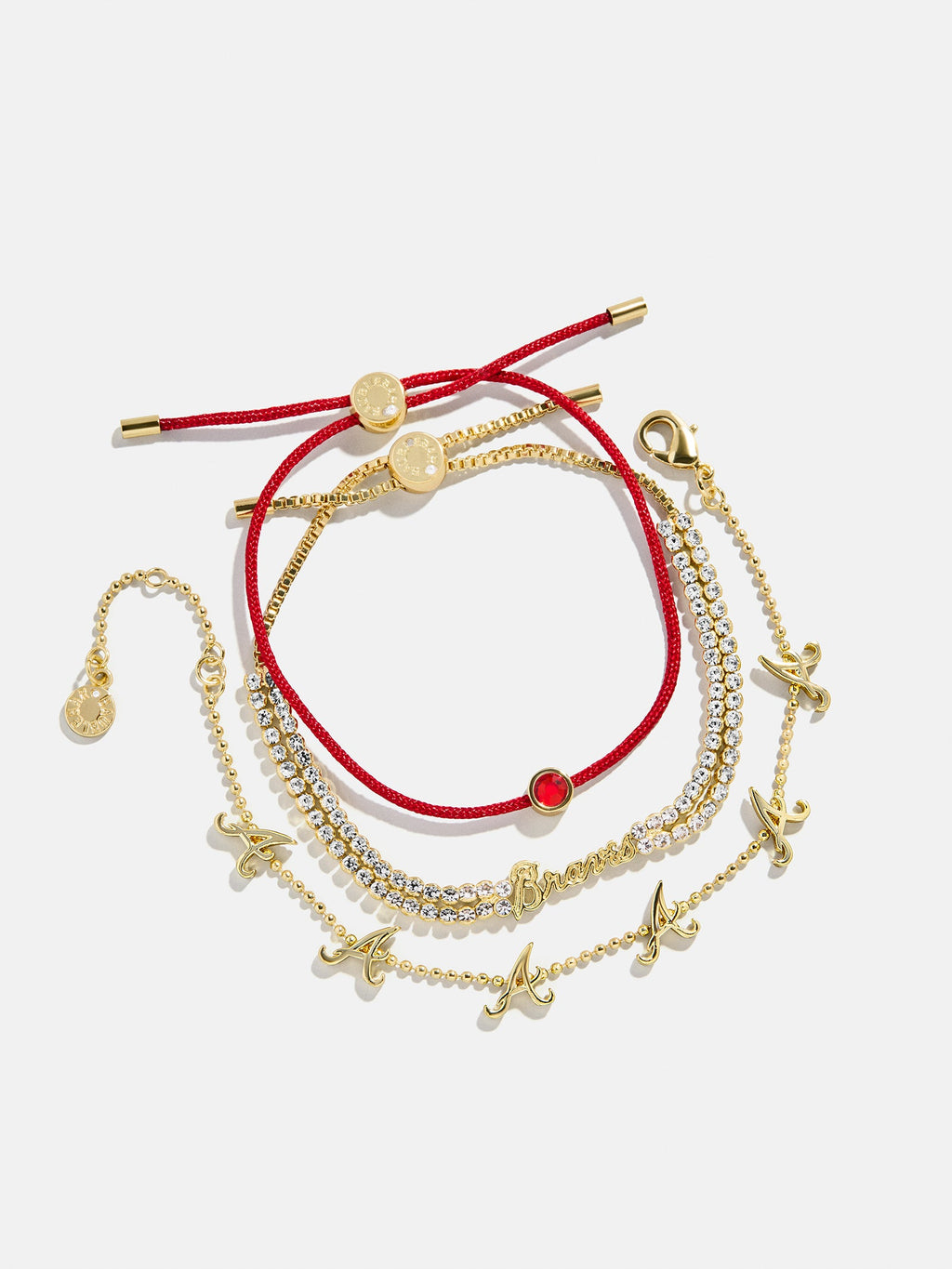 MLB Bracelet Set - Atlanta Braves