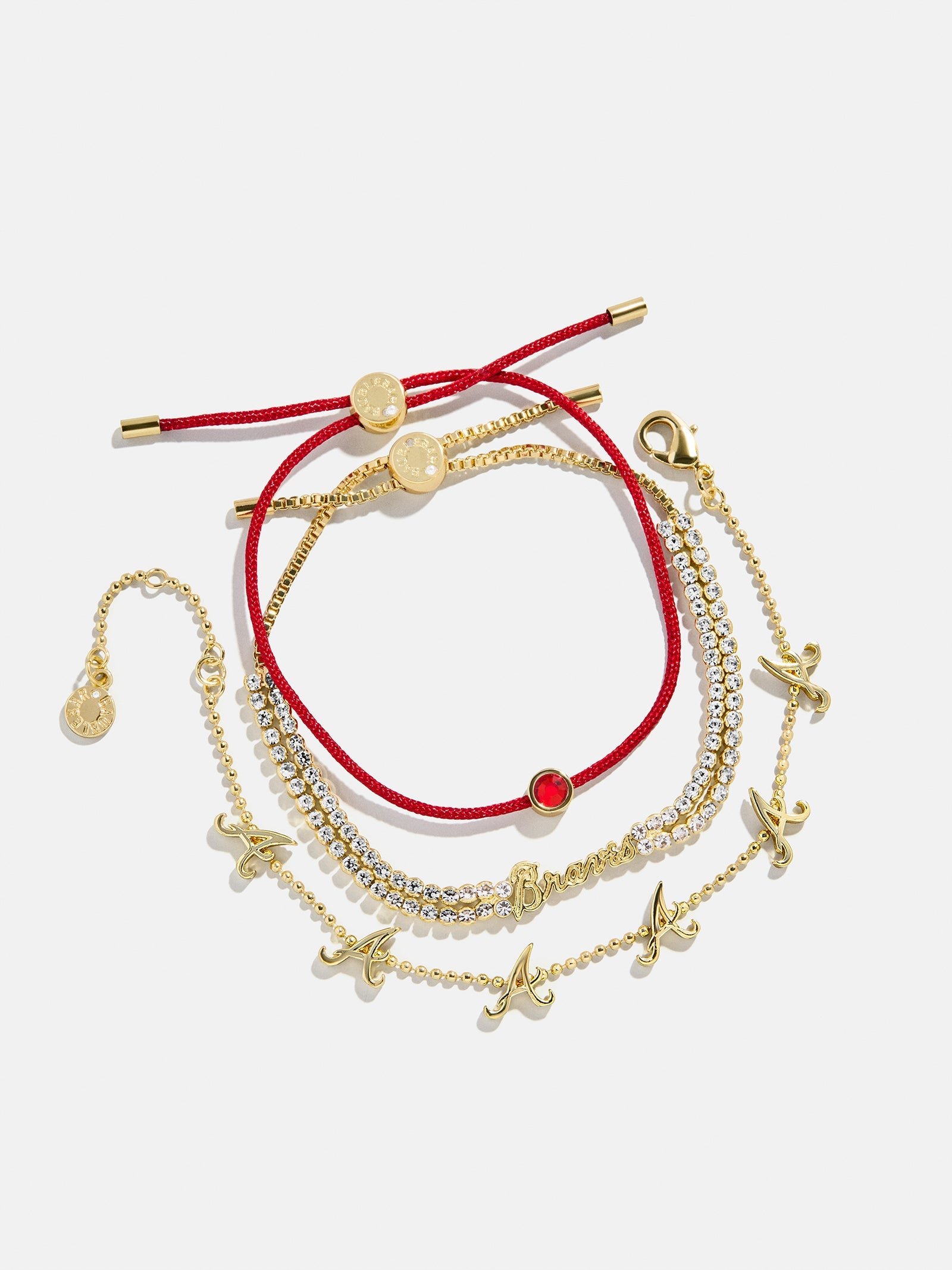 MLB Bracelet Set - Atlanta Braves
