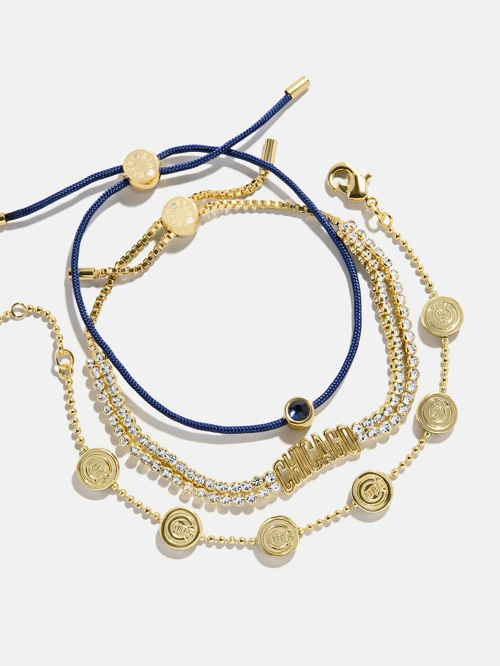 MLB Bracelet Set - Chicago Cubs