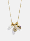 To Die For Charm Necklace - Gold/Pavé