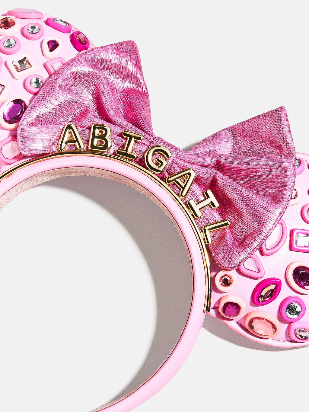 Disney Minnie Mouse Hot Pink Crystal Custom Ears Headband - Minnie Mouse Hot Pink Crystal Custom Ears