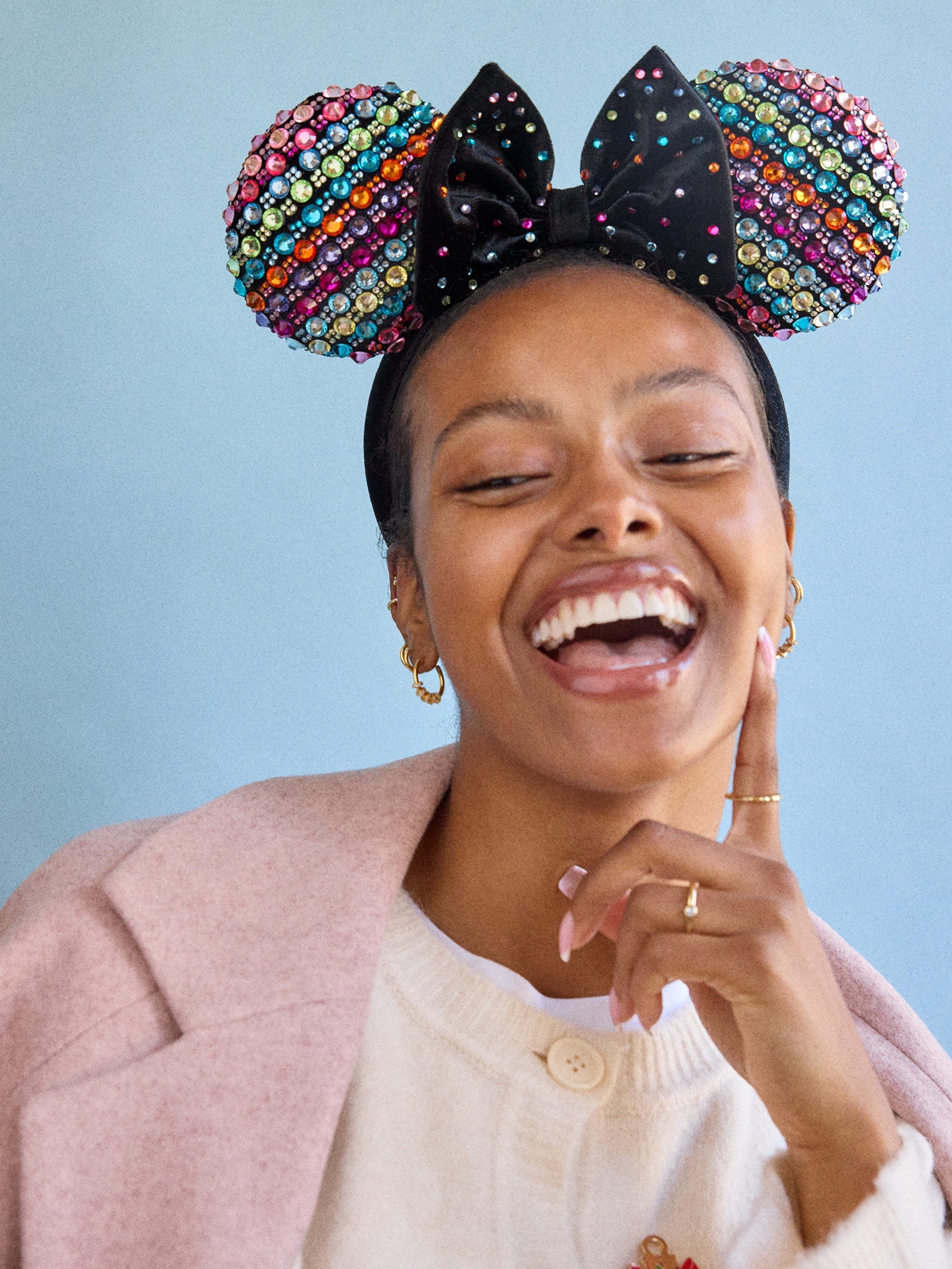 Disney Minnie Mouse Crystal Multicolor Ears Headband - Minnie Mouse Crystal Multicolor Ears
