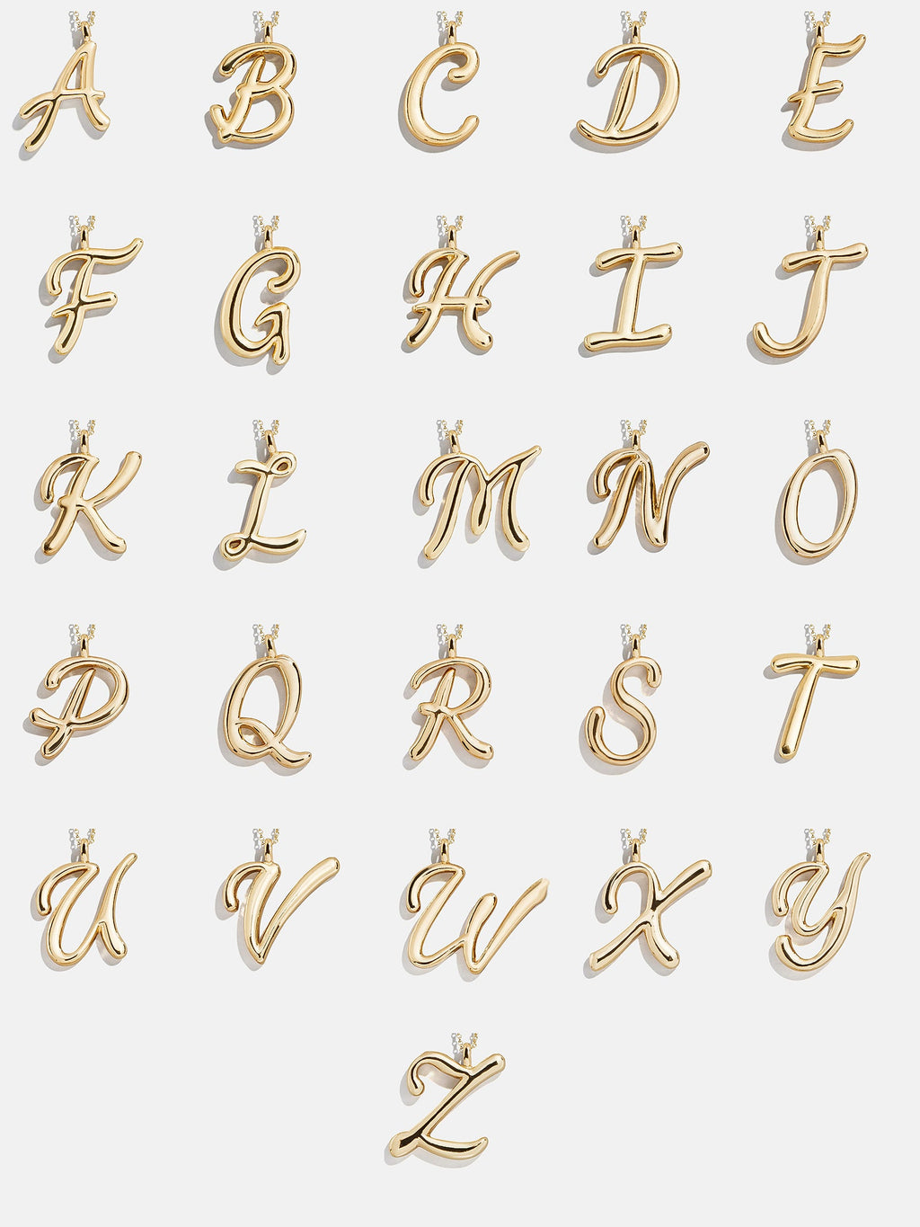 Signature Initial Necklace - Gold