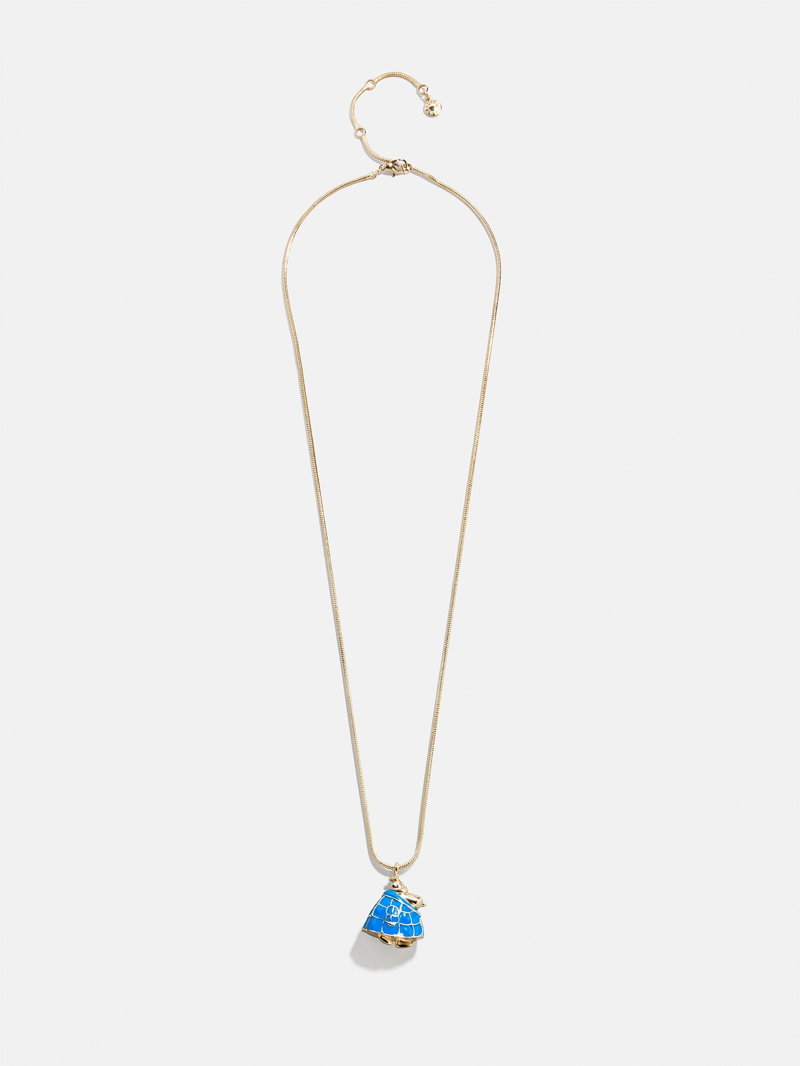 Peanuts Snoopy Puffer Jacket Necklace - Blue