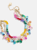 Disney Mickey Mouse Semi-Precious Layered Bracelet - Multi