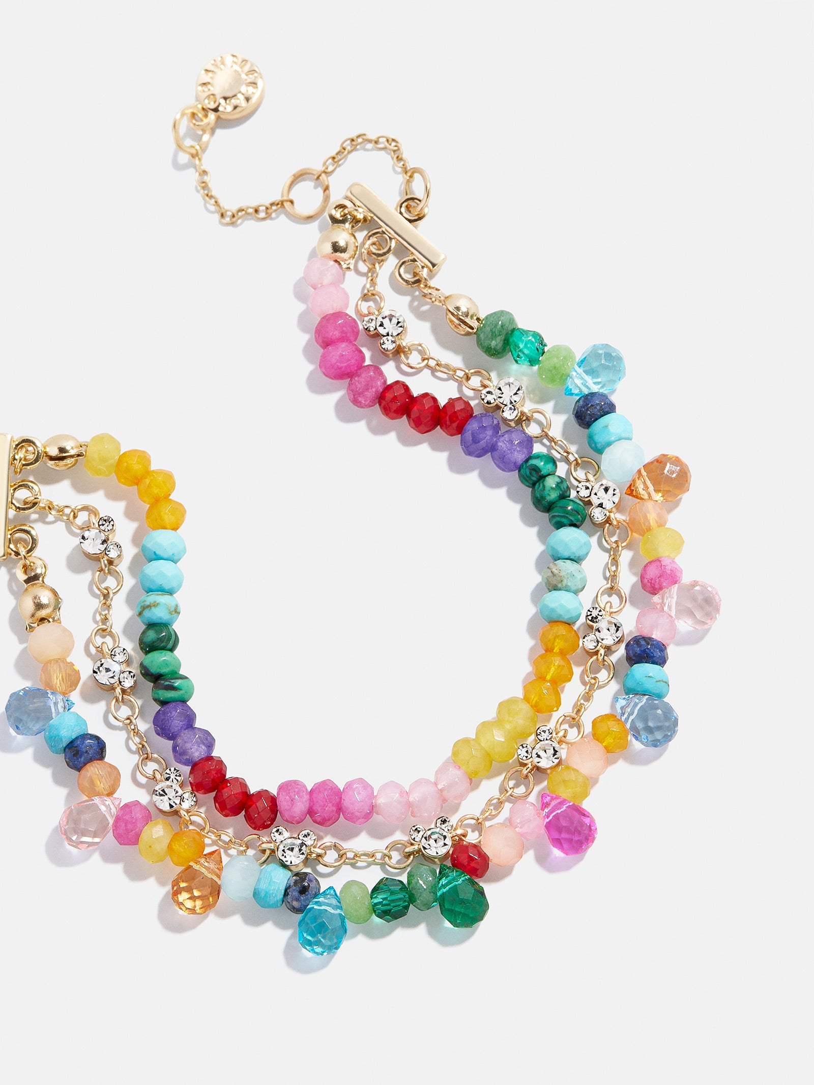 Disney Mickey Mouse Semi-Precious Layered Bracelet - Multi