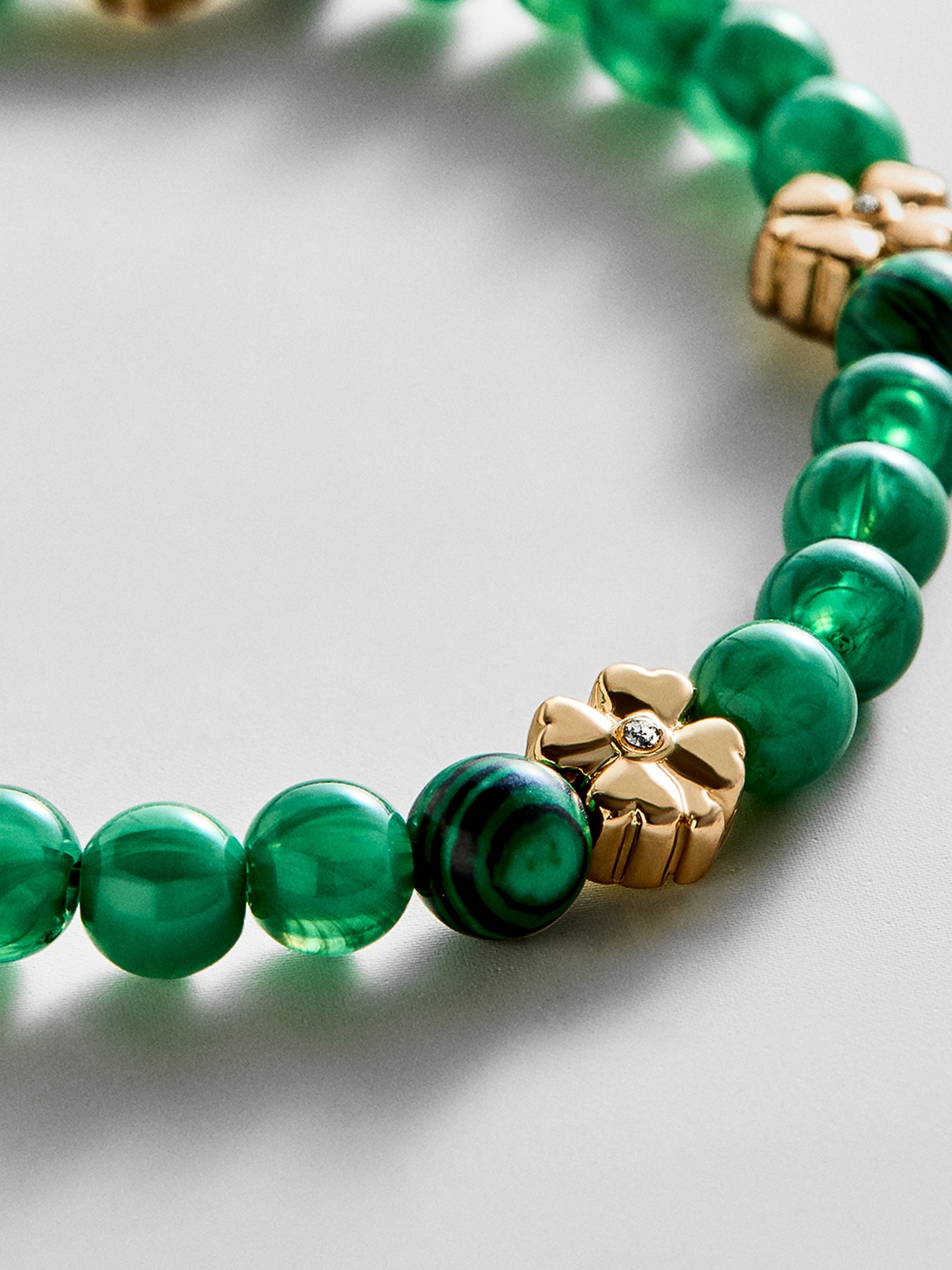 Peace of Mind Semi-Precious Bracelet - Clover