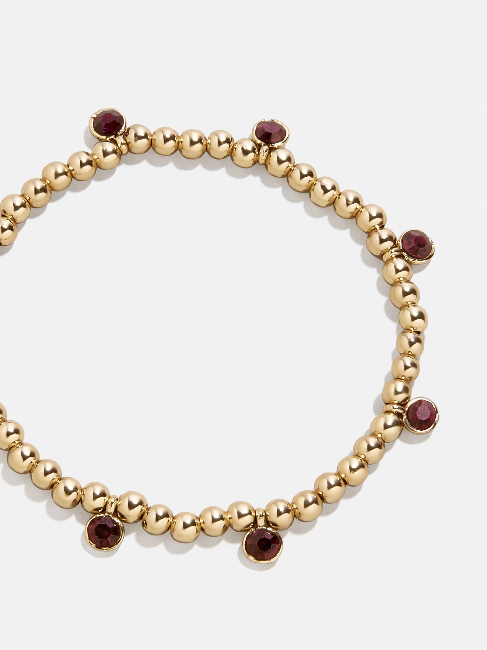 Birthstone Pisa Bracelet - Garnet
