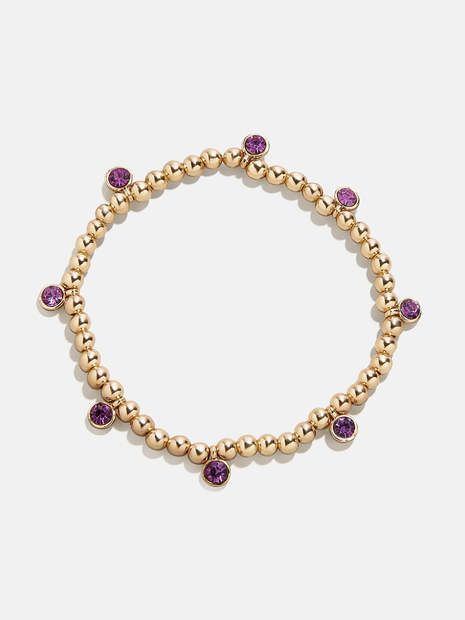 Birthstone Pisa Bracelet - Amethyst