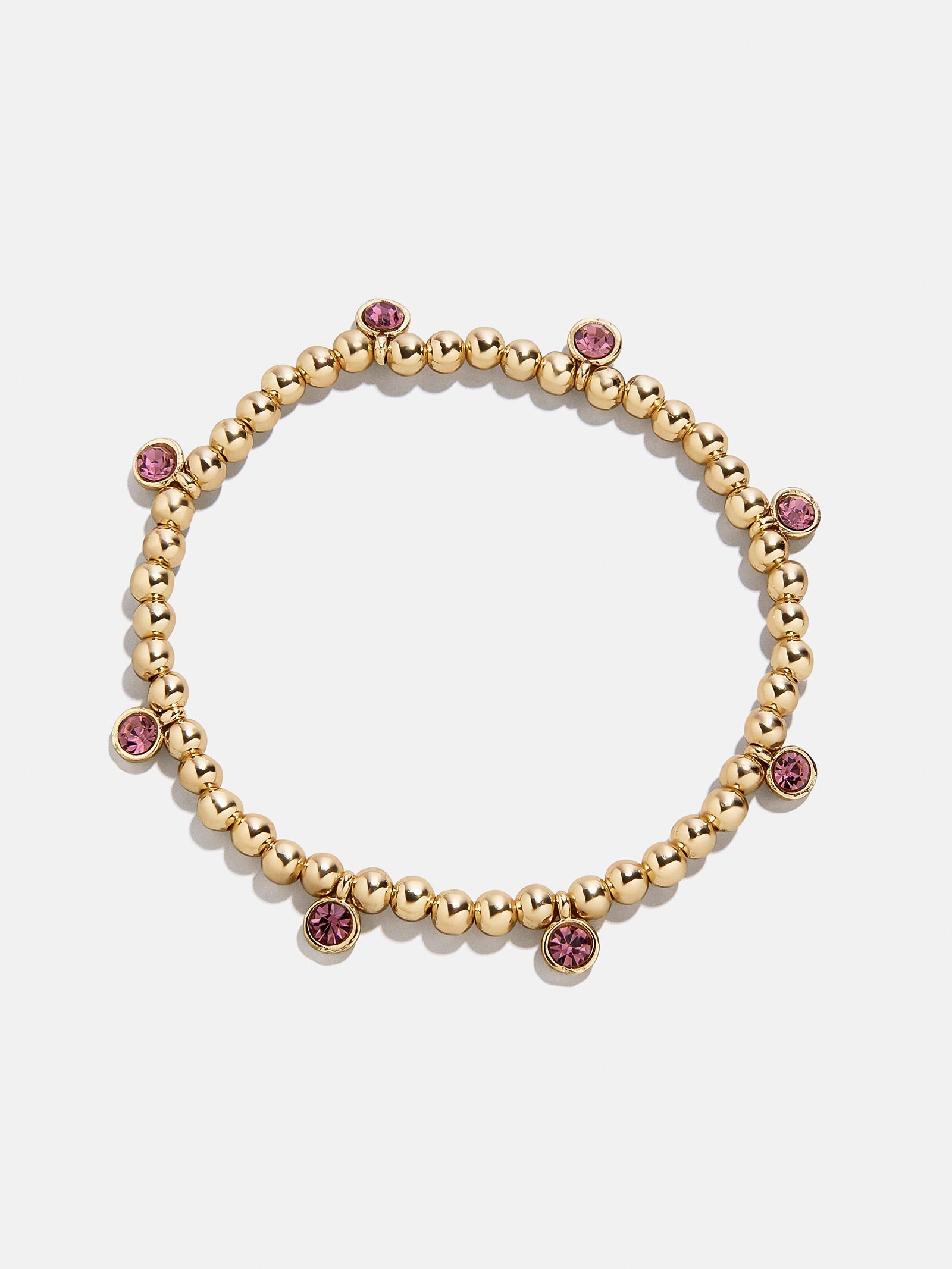 Birthstone Pisa Bracelet - Light Amethyst
