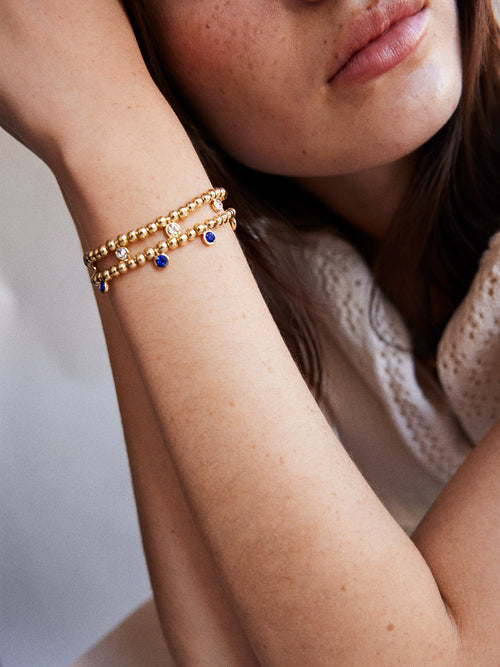 Birthstone Pisa Bracelet - Crystal