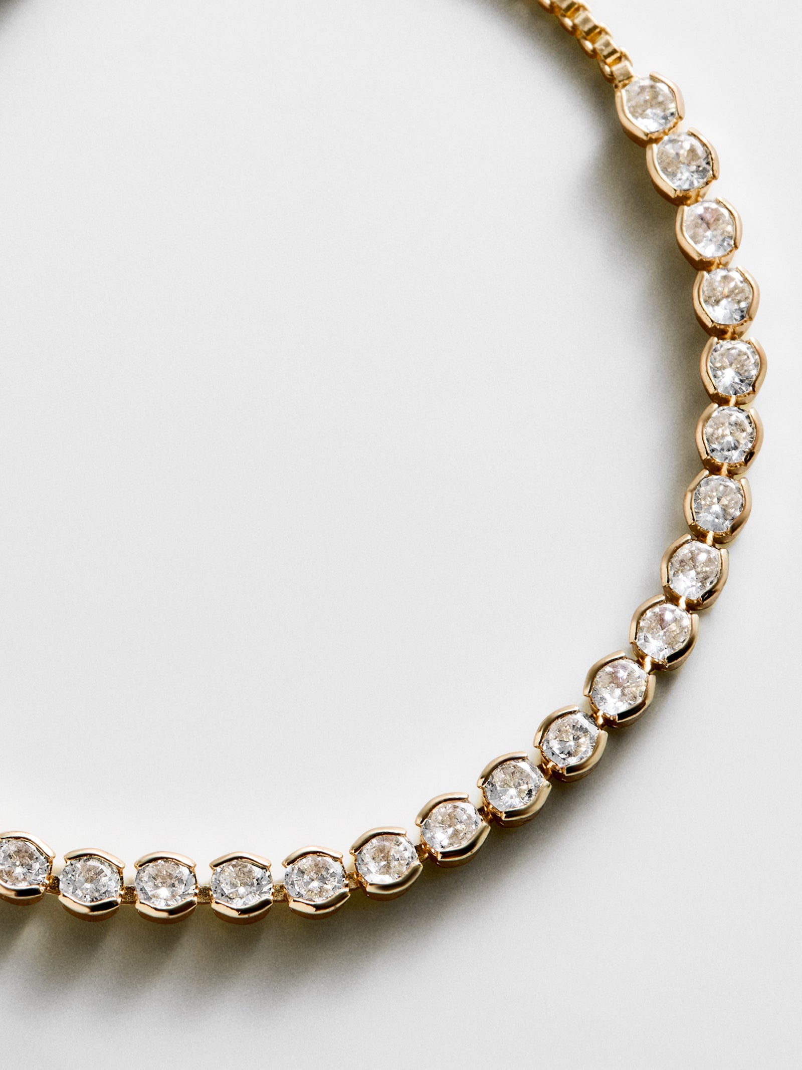 Brooke Tennis Bracelet - Round Stone