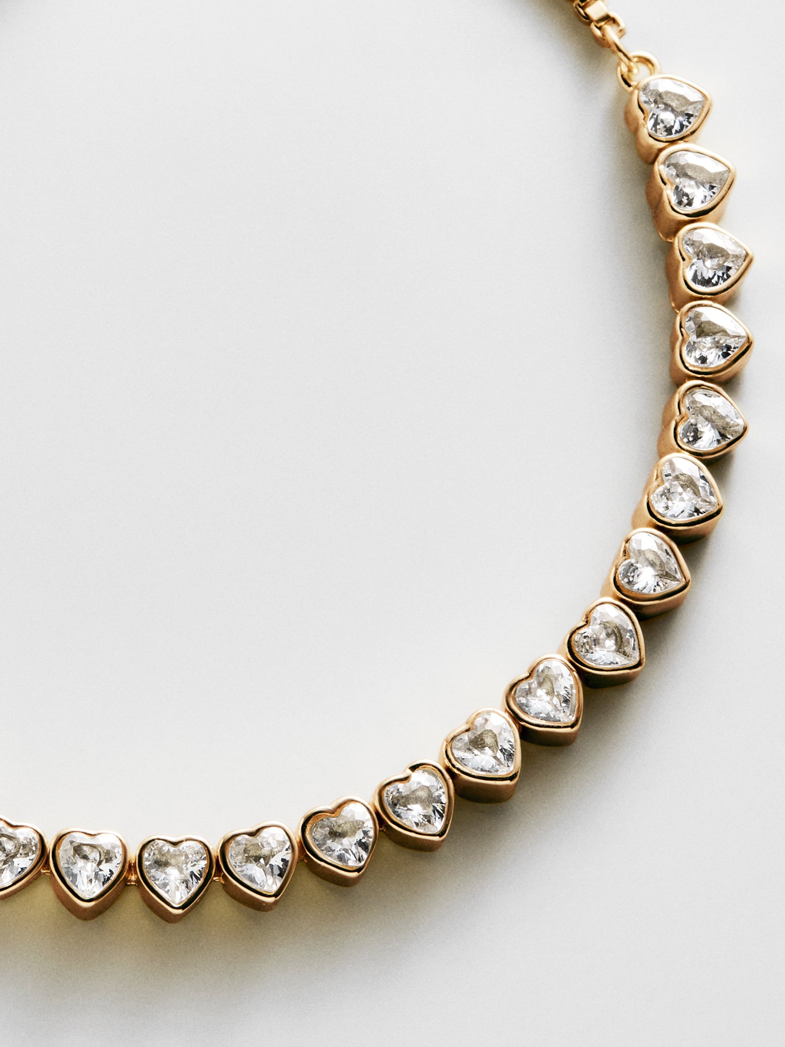 Brooke Tennis Bracelet - Heart Stone