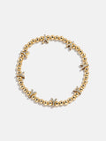 Gold/Pavé Repeating Initial Pisa Bracelet - Y