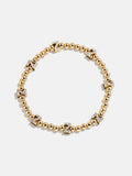 Gold/Pavé Repeating Initial Pisa Bracelet - Z