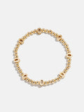 Gold Repeating Initial Pisa Bracelet - O