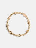 Gold Repeating Initial Pisa Bracelet - Q