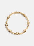 Gold Repeating Initial Pisa Bracelet - X