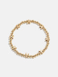 Gold Repeating Initial Pisa Bracelet - Y
