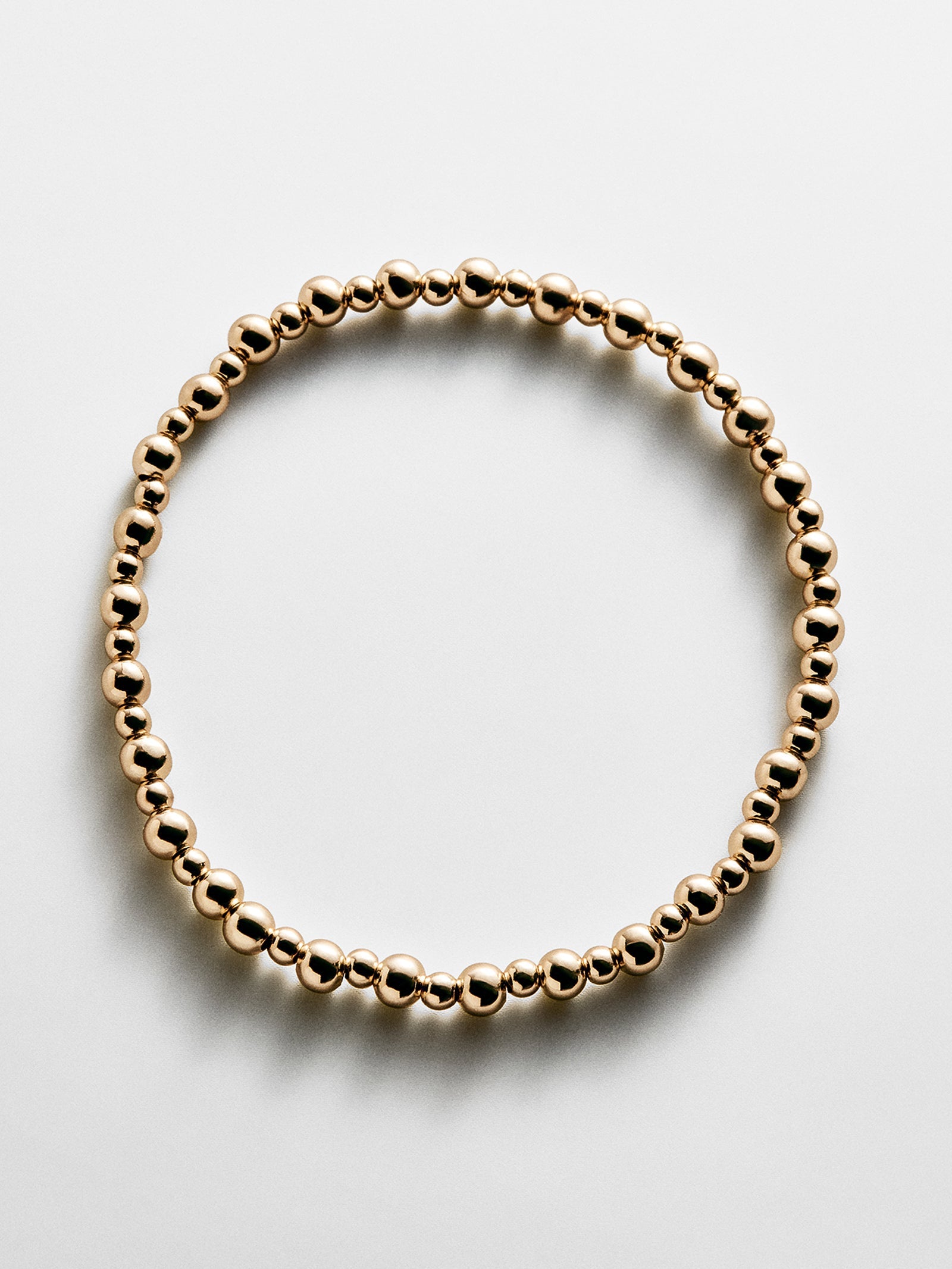 Chelsea Pisa Bracelet - 3MM/4MM Alternating Gold Pisa