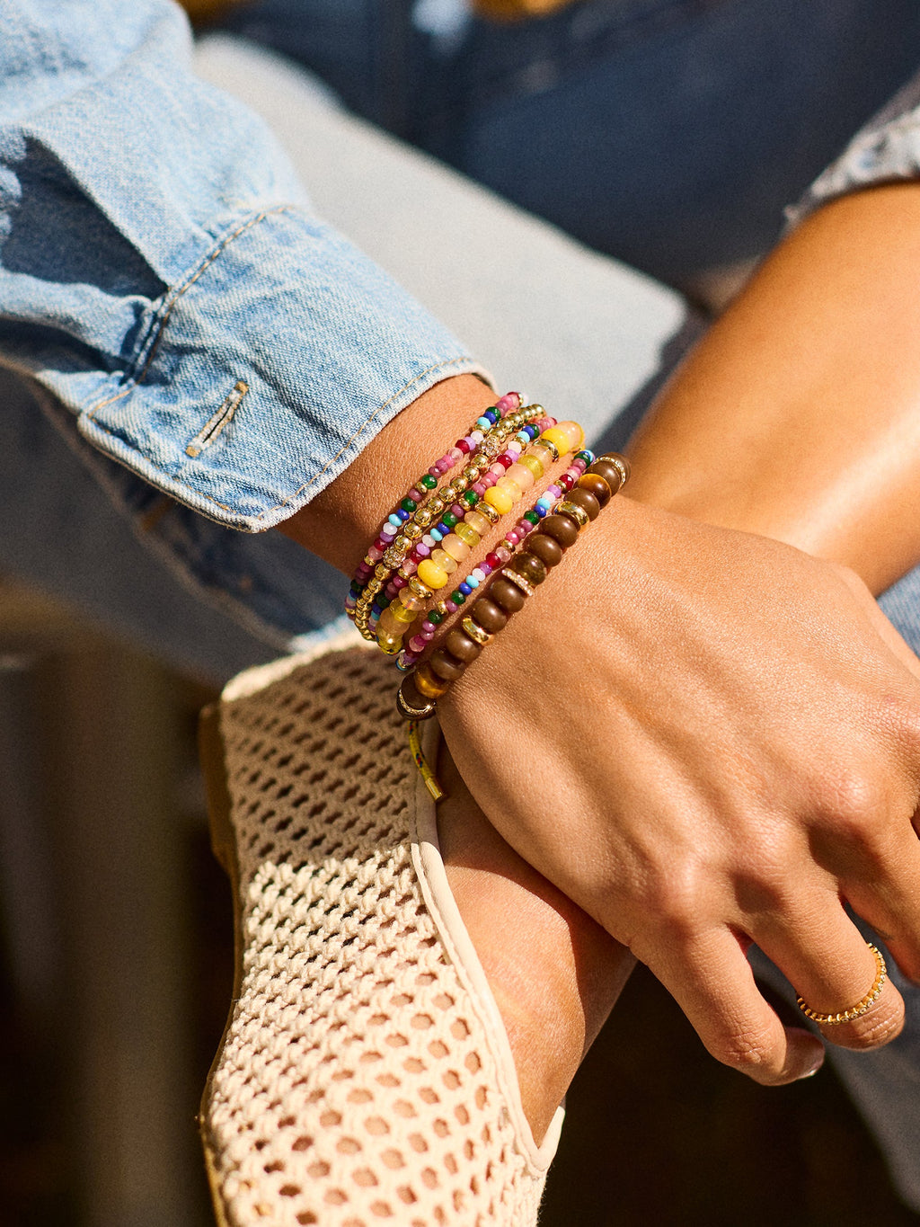Pavé Pisa Bracelet - Alternating Pavé