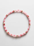 Emily Semi-Precious Bracelet - Light Pink Multi