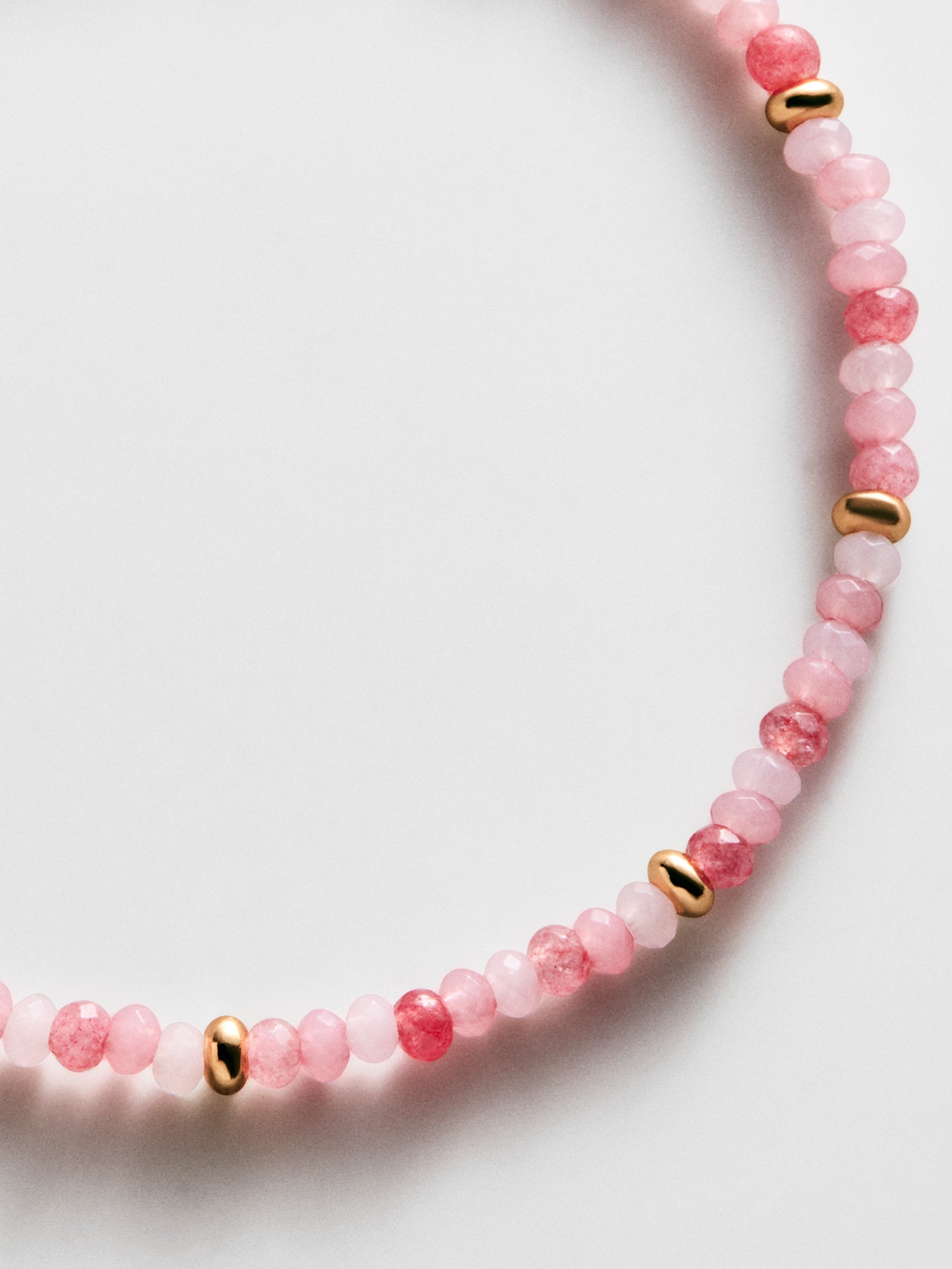 Emily Semi-Precious Bracelet - Light Pink Multi