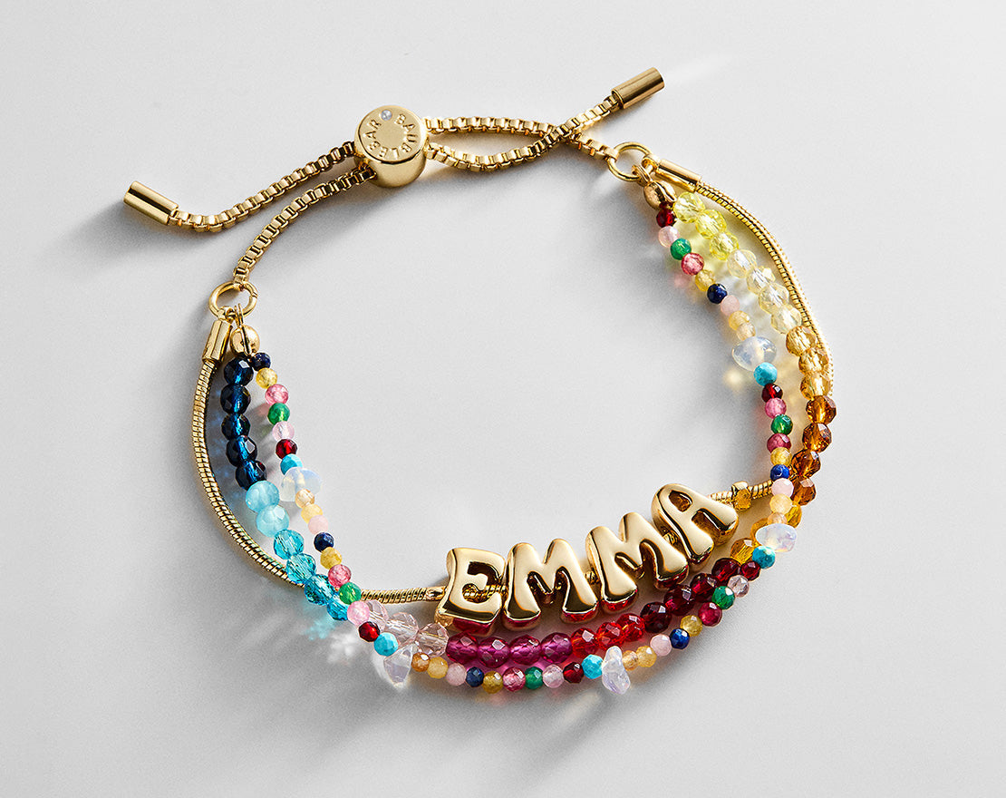 Rowan Semi-Precious Custom Layered Bracelet - Lisbon
