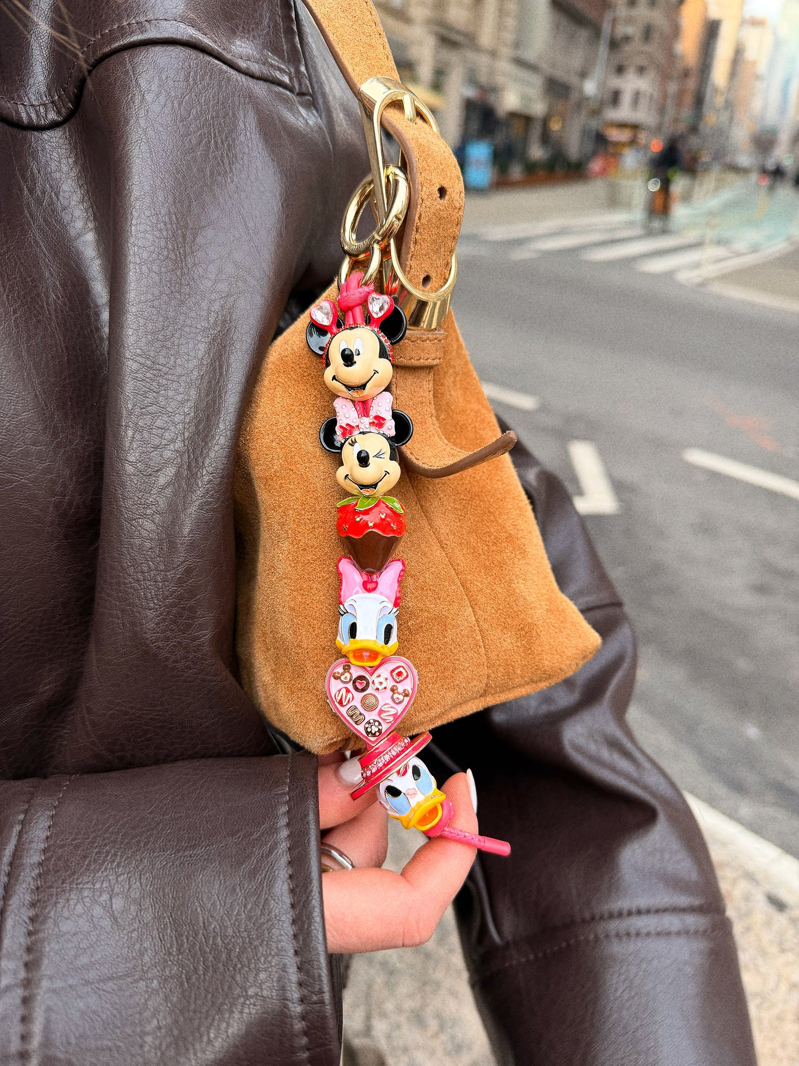 Disney Valentine’s Day Friends Forever Bag Charm - Disney Valentine’s Day Friends Forever Bag Charm