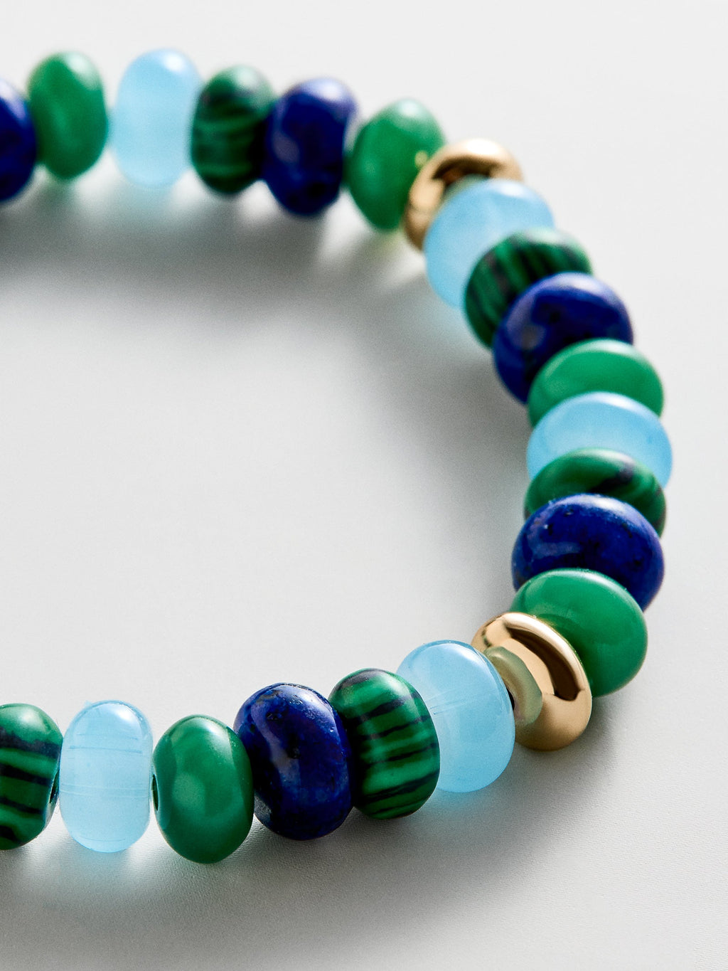 Marjorie Beaded Bracelet - Blue Multi