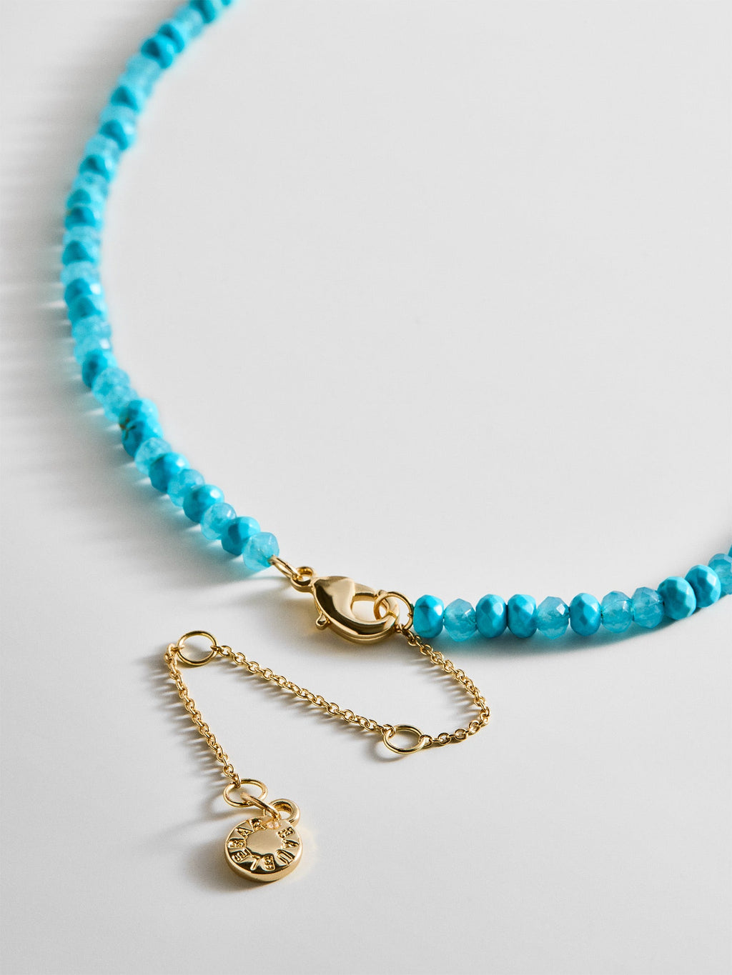 Mini Semi-Precious Custom Necklace - Turquoise