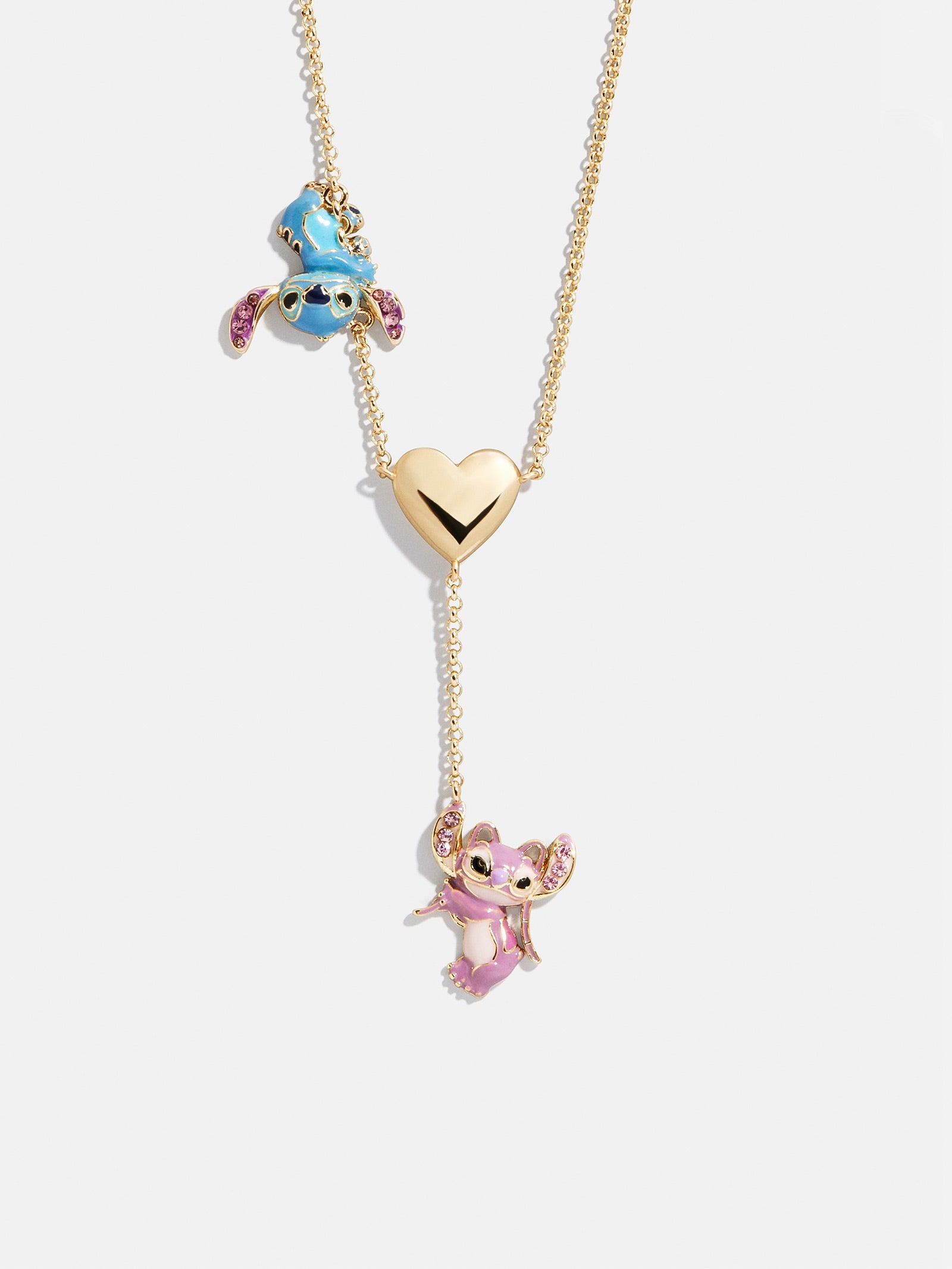 Disney Lilo & Stitch Dynamic Duo Lariat Necklace - Disney Stitch