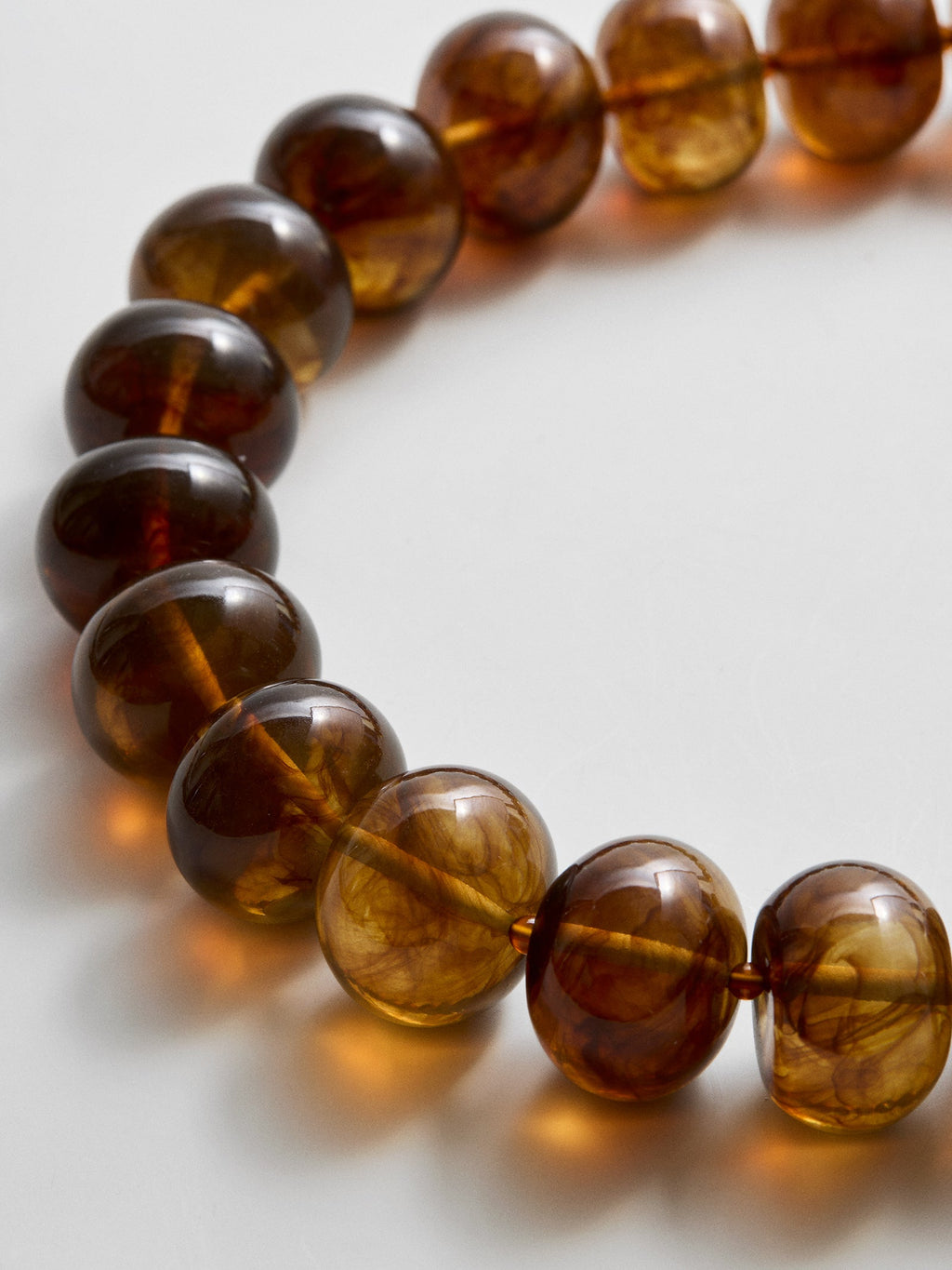 Joan Semi-Precious Necklace - Smoky Quartz