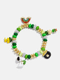 Peanuts St. Patrick’s Day Charm Bracelet - Green/Gold